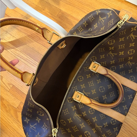 Final price - Louis Vuitton Keepall 45 Monogram Duffel Bag in Brown and Tan - Picture 8 of 15